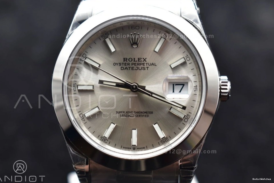 904L 126330 593 VS Best DateJust 41 Silver Snug Oyster Edition VSF Bracelet SS 1:1 on Dial 0316